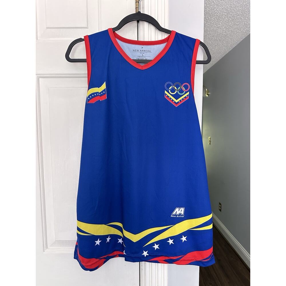 New Arrival Venezuela Olympics Tank Top Mens Large Activewear Lightweight